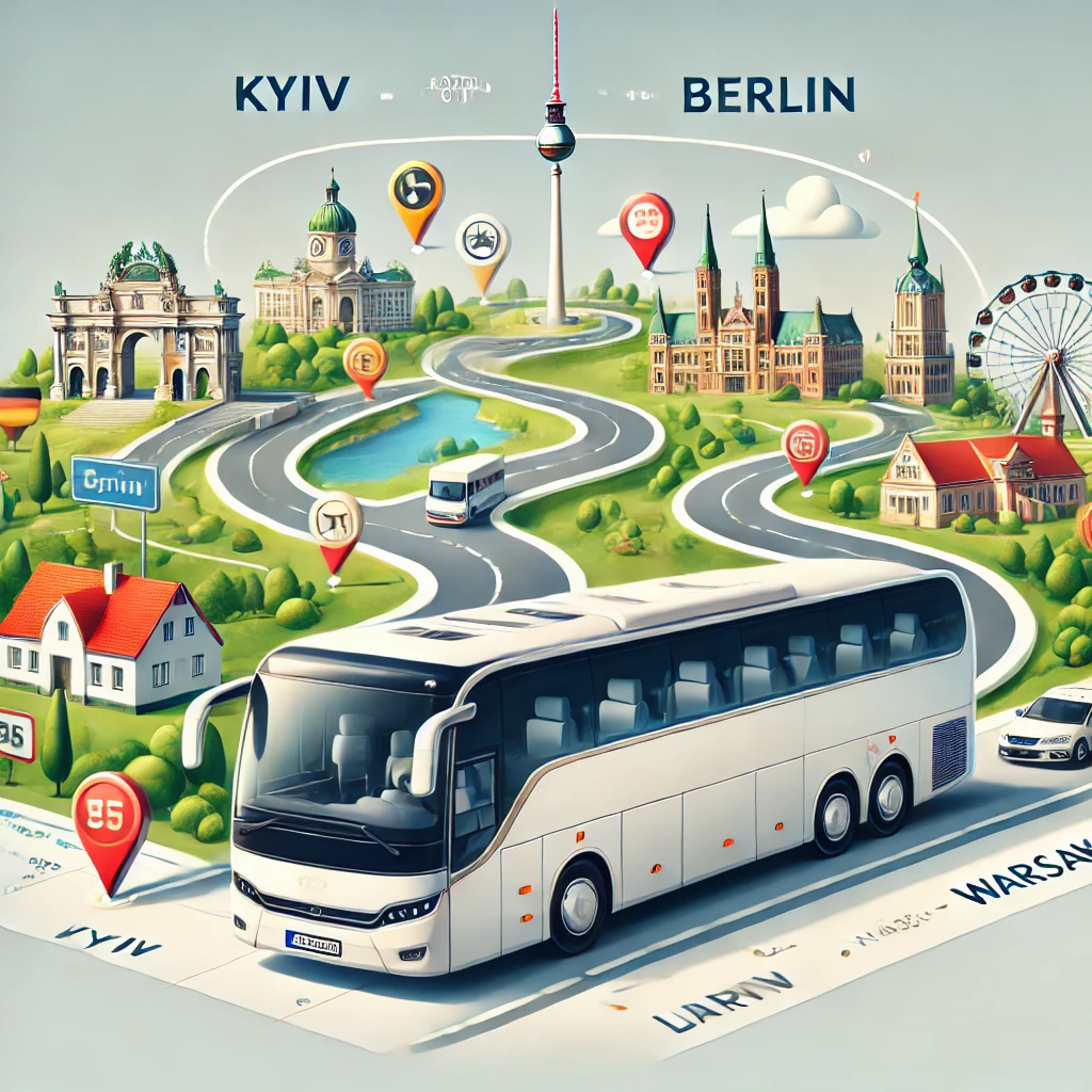 Автобусні квитки Київ - Берлін: комфортна подорож з Rubikon