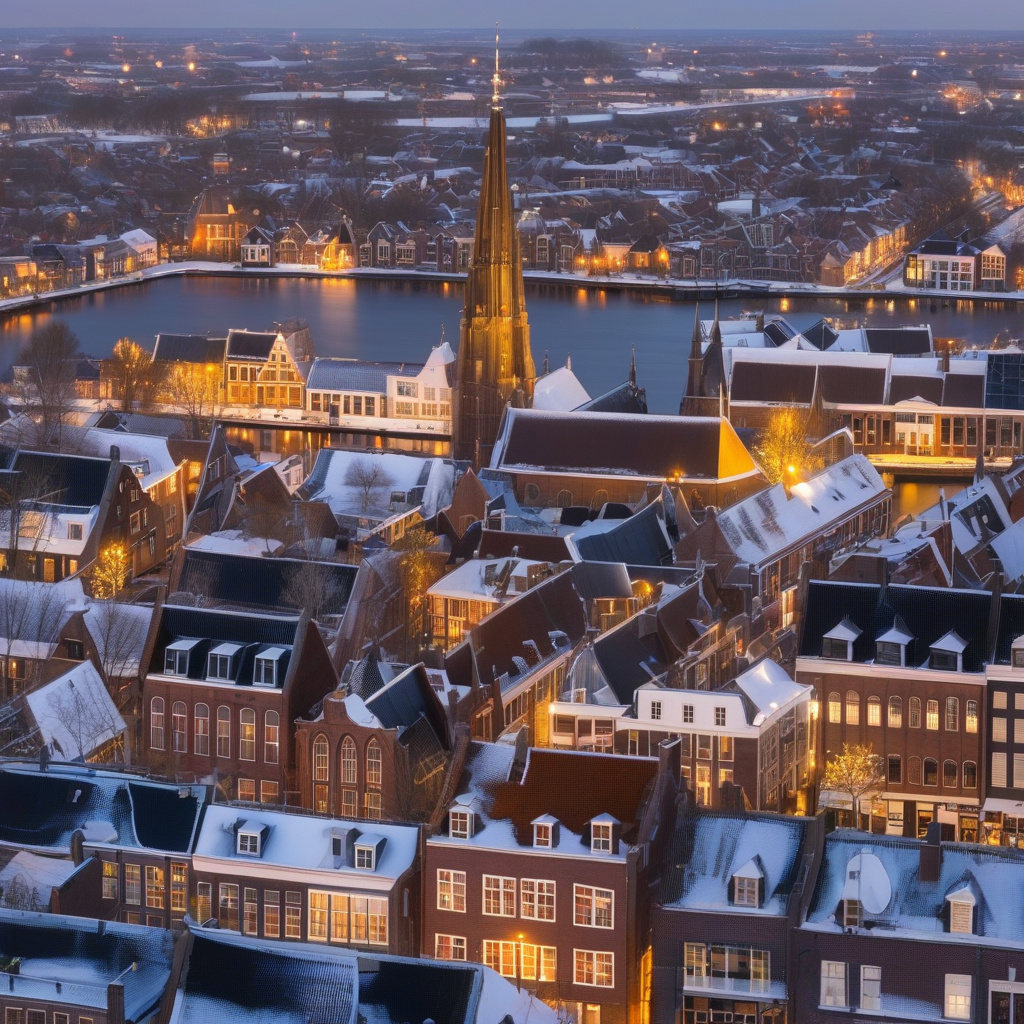 Різдвяний Лейден 2026 з каналами ринками і зимовою Голландією