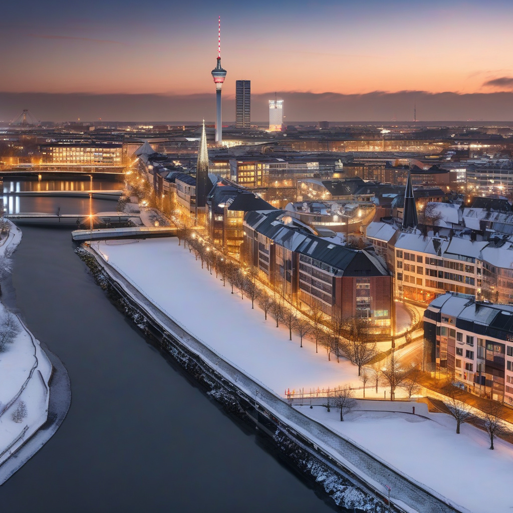Різдвяний Дюссельдорф 2026 з ярмарками ковзанками та святами