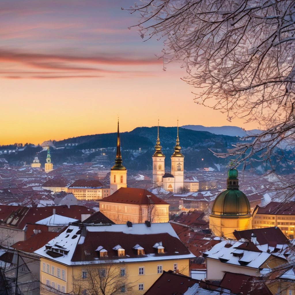 Різдвяний Грац 2026 зі старим містом ялинкою і святковими ринками