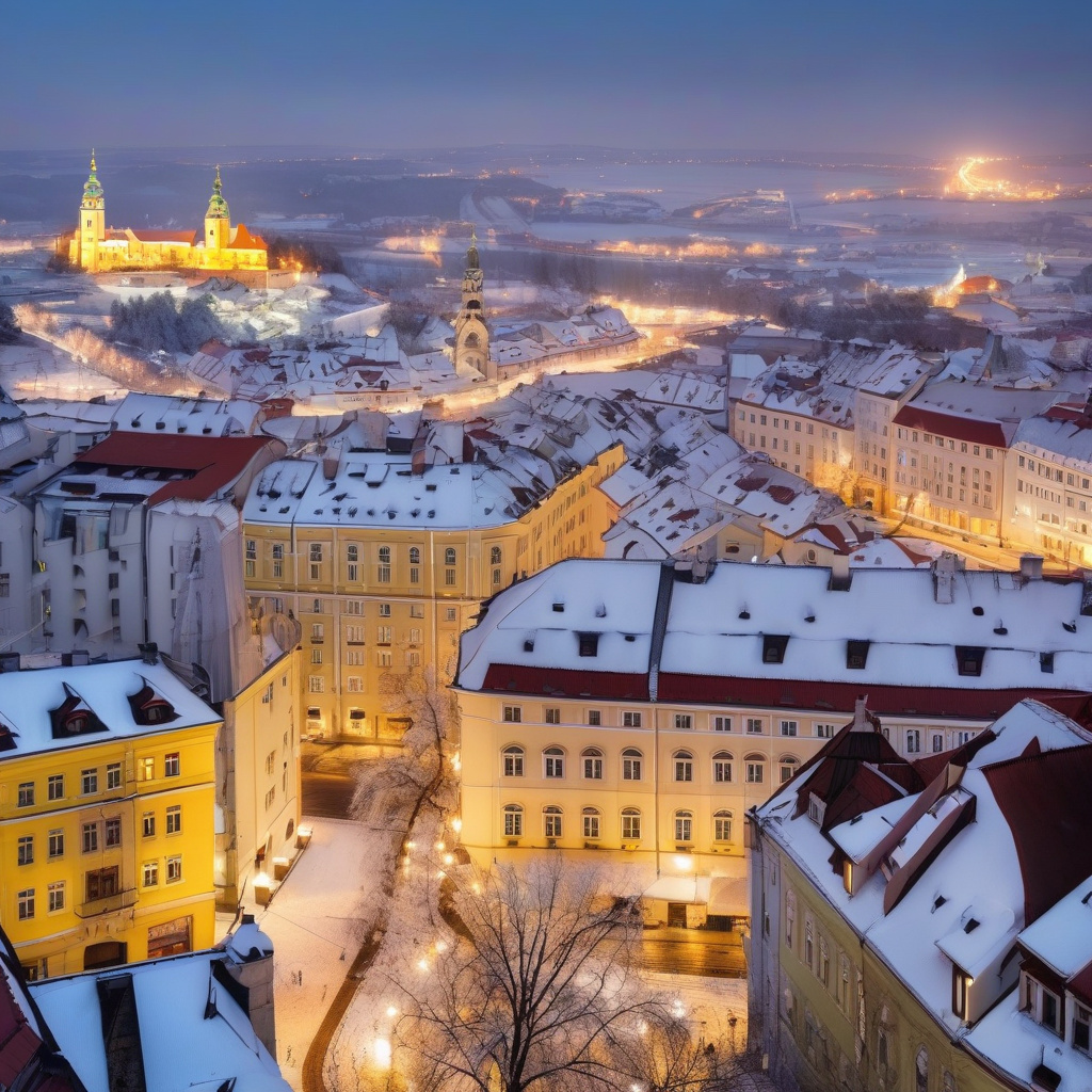 Різдвяна Братислава 2026 з ярмарками замками та зимовим настроєм