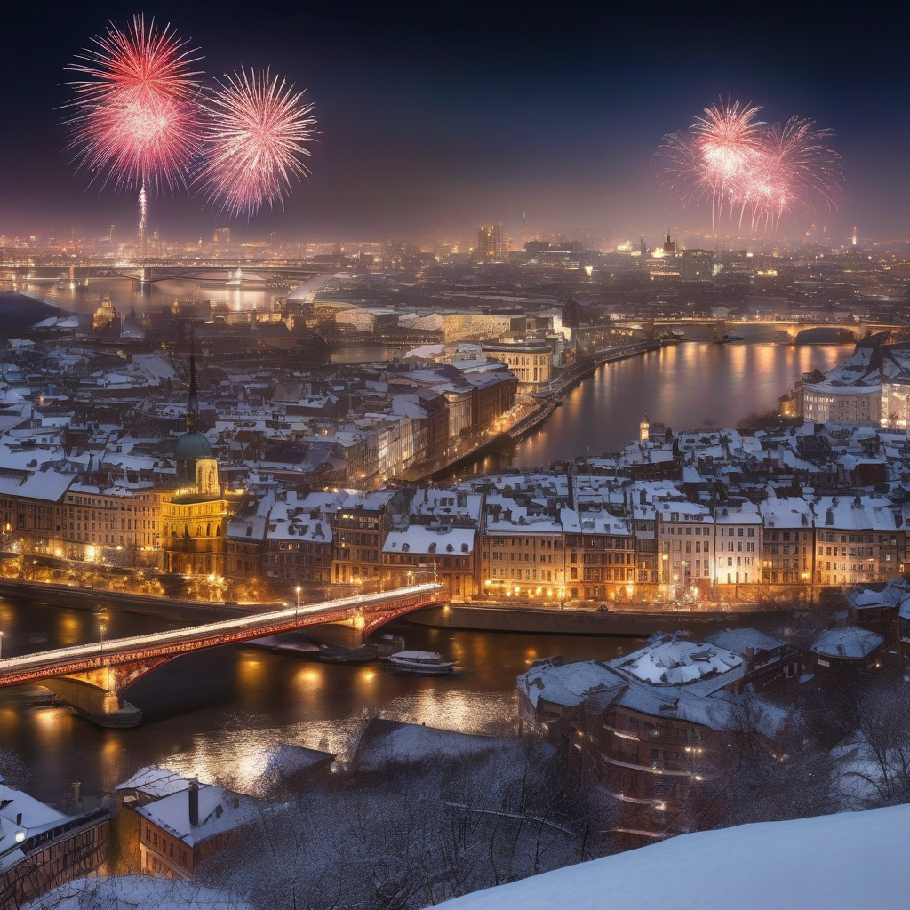 Новорічний Вільнюс 2026 з феєрверками ілюмінацією та святковими маршрутами