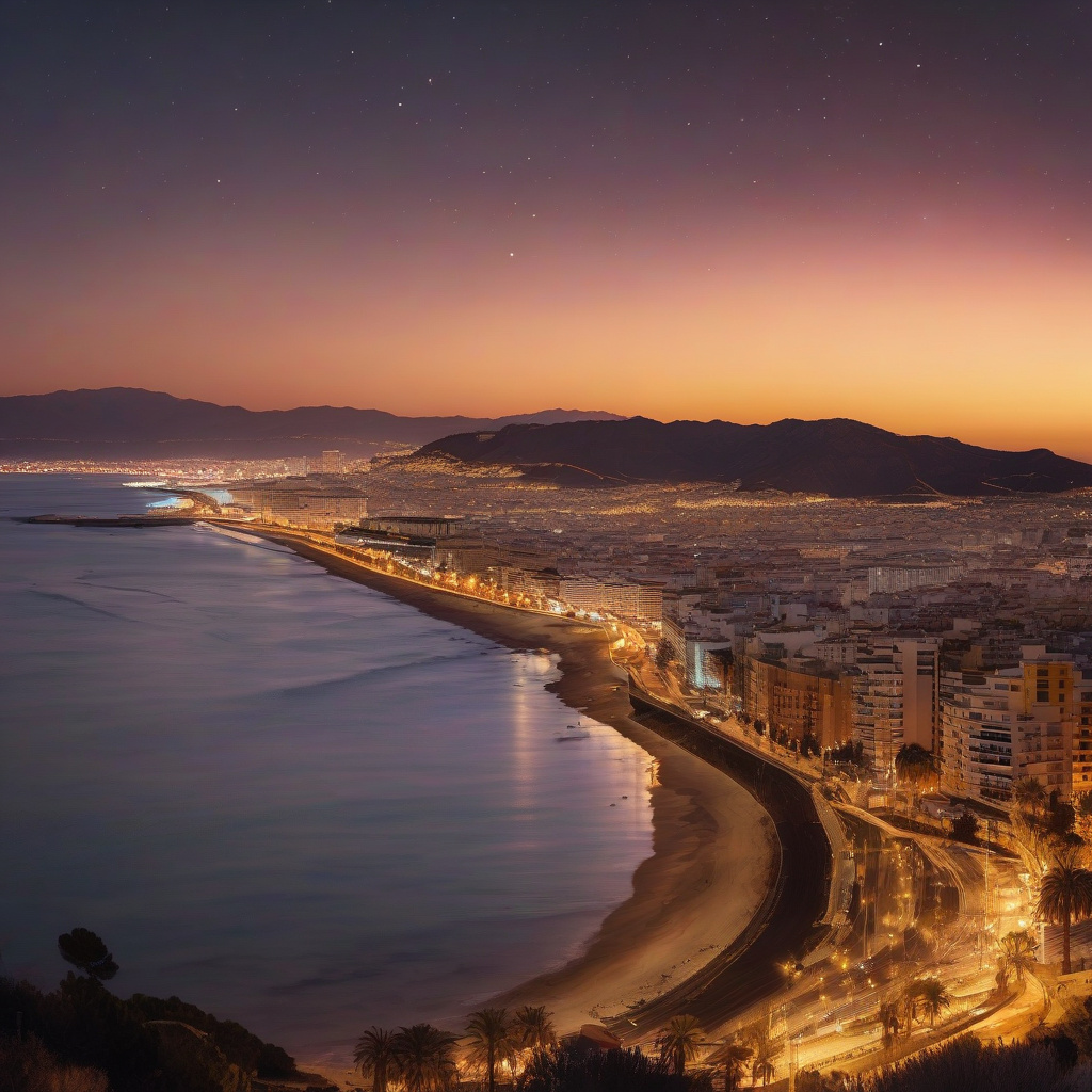 Новорічна Малага 2026 з теплим морем погодою і святковими подіями